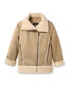 Ugg Avelie Luxe Fluff Jacket In Neutral
