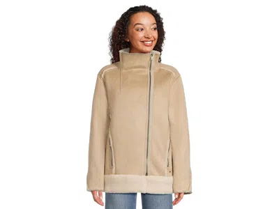 Ugg Avelie Luxefluff Jacket In Sand