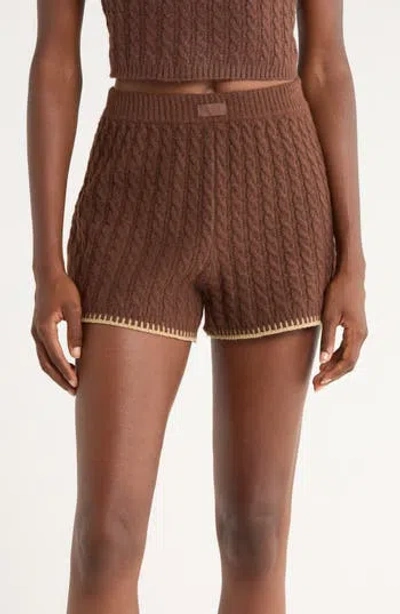 Ugg ® Azriel Cable Sweater Shorts In Brown