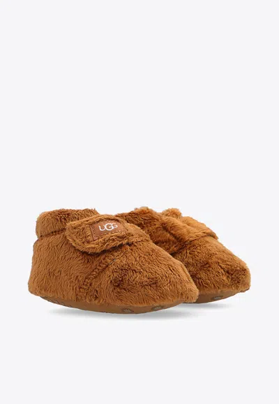 Ugg Kids' Babies Bixbee Fleece Sneakers In Black