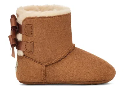 Pre-owned Ugg Baby Bailey Bow Boot (infant) Sneakers In Chestnut
