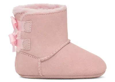 Pre-owned Ugg Baby Bailey Bow Boot (infant) Sneakers In Seashell Pink