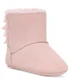 Ugg Baby Bailey Bow Booties In Seashell Pink