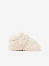 Ugg Baby Beige Bixbee Fluffy Bootie In Ivory