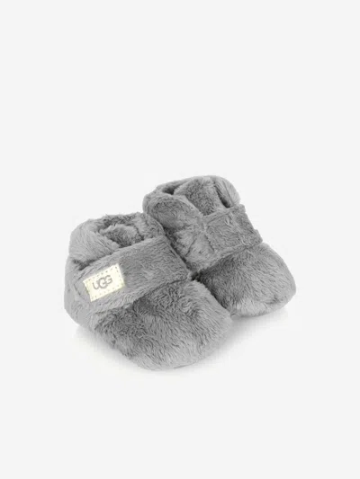 Ugg Baby Fleece Bixbee Booties Eu 16 Uk 0.5 Us 0 - 1 Grey By Childsplay Clothing