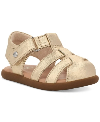 Ugg Baby Kolding Sandals In Gold Metallic