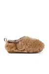 Ugg Baby Tasman Maxi Curly Slipper In Brown