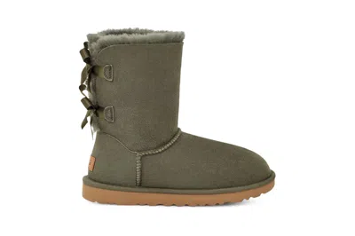 Pre-owned Ugg Bailey Bow Ii Boot Forest Night (women's)