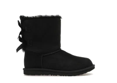 Pre-owned Ugg Bailey Bow Ii Boot (kids) Sneakers In Black