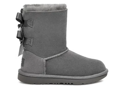 Pre-owned Ugg Bailey Bow Ii Boot (kids) Sneakers In Grey