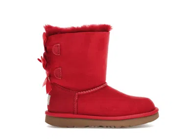 Pre-owned Ugg Bailey Bow Ii Boot (toddler) Sneakers In Ribbon Red