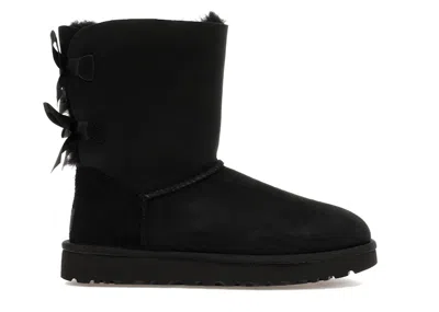 Pre-owned Ugg Bailey Bow Ii Boot (women's) Sneakers In Black