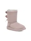 Ugg Girls' Bailey Bow Ii Shearling Boots - Little Kid In Pale Smoke
