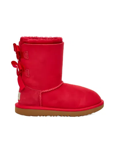 Ugg Kids' Bailey Bow Ii "ribbon Red" Boots