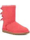 Ugg Bailey Bow Ii Womens Suede Shearling Winter Boots In Multi