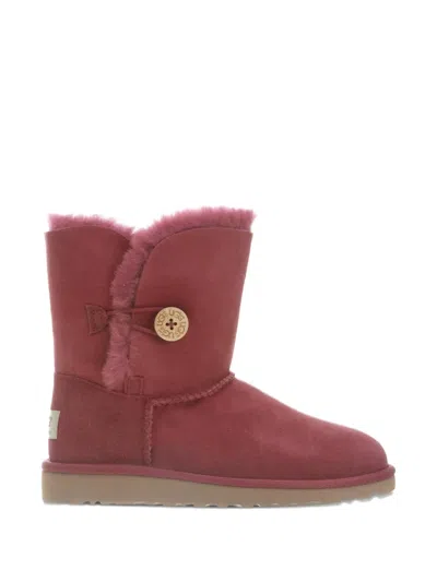 Ugg Bailey Button Boots In Red