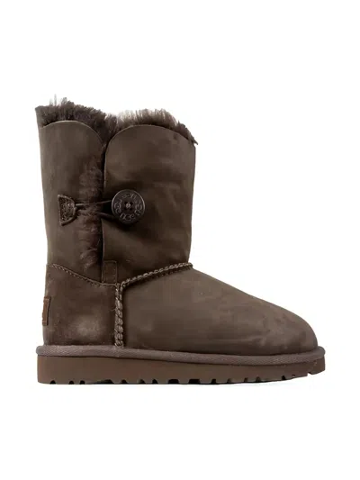Ugg Bailey Button Snow Boots In Brown