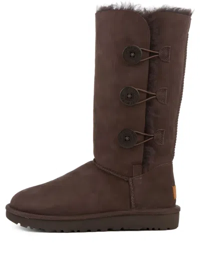 Ugg Bailey Button Triplet Ii "chocolate" Boots