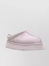 Ugg Bay Slippers Tasman Embroidered Platform Round In Pink