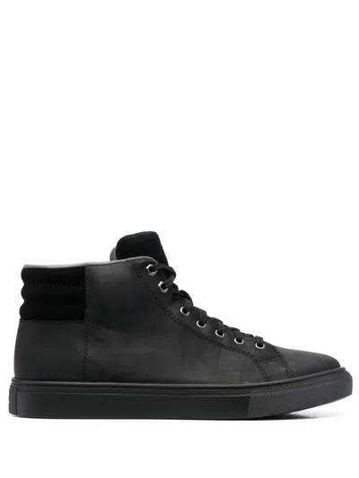 Ugg Baysider High-top Sneakers In Black