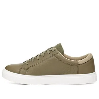 Ugg Baysider Low Weather Shoe 'moss Green Leather'