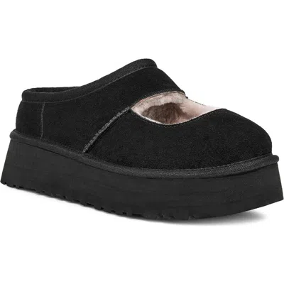 Ugg ® Bea Genuine Shearling Lined Platform Mary Jane In Black