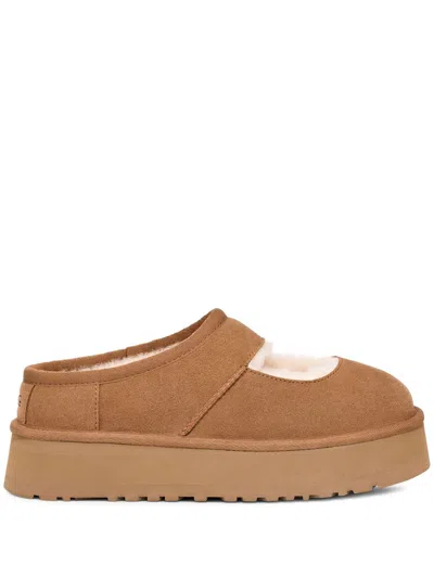 Ugg Bea Mary Jane Ballets In Brown