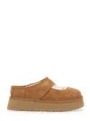 Ugg 'bea Mary Jane' Brown Mules With Cut-out Detail