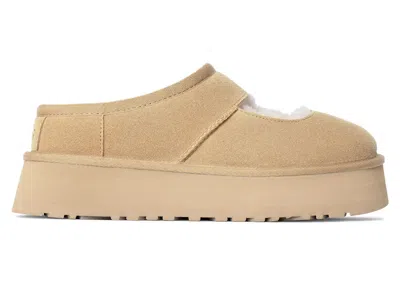 Pre-owned Ugg Bea Mary Jane (women's) Sneakers In Mustard Seed