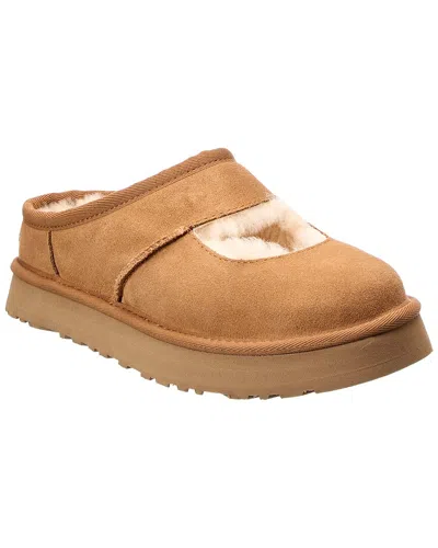 Ugg Bea Suede Mary Jane Slipper In Animal Print