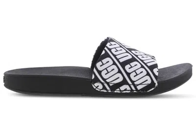 Pre-owned Ugg Beach Slide (kids) Sneakers In Black/white