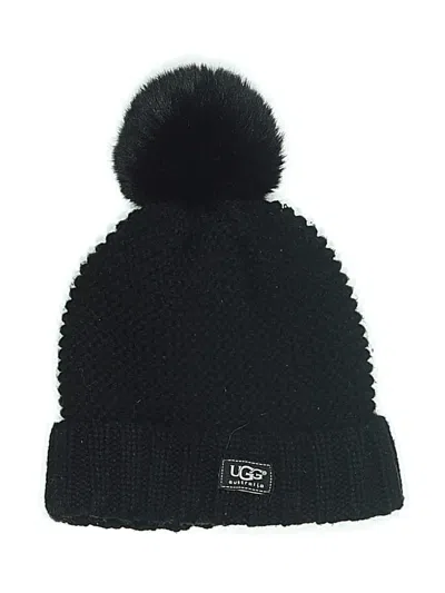 Pre-owned Ugg Beanie Hat In Black