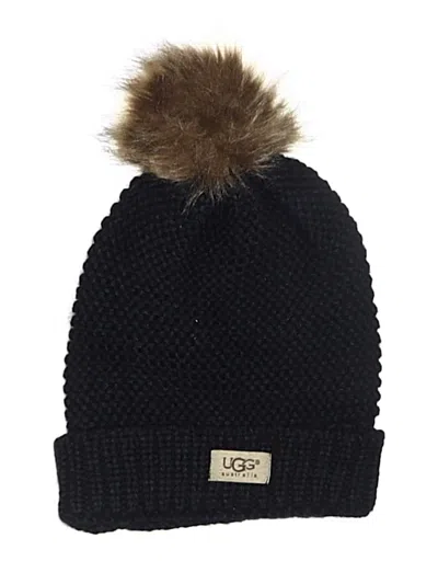 Pre-owned Ugg Beanie Hat In Black