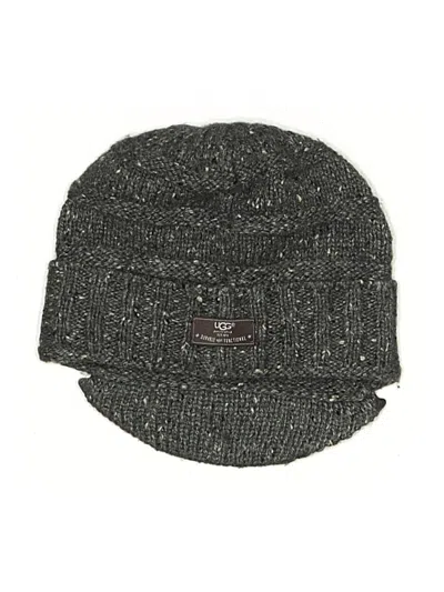 Pre-owned Ugg Beanie Hat In Gray