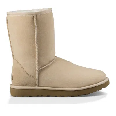 Ugg Beige Classic Short Ii Sheepskin Boots In Multi