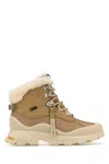 Ugg Beige Leather Adirondack Meridian Hiker Ankle Boots In Multi