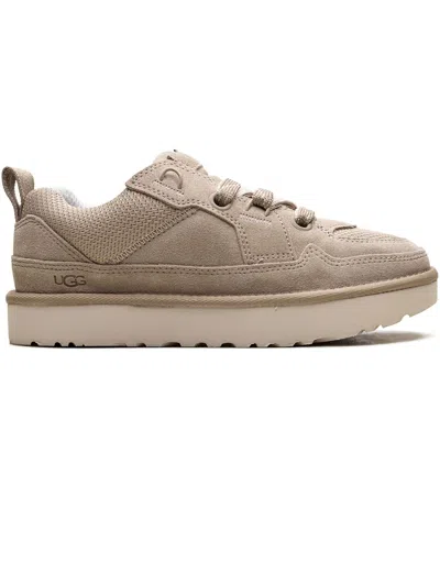 UGG BEIGE SUEDE LO LOWMEL TRAINER