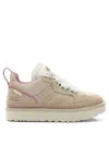 Ugg Beige Suede Rubber Sneakers In Multi