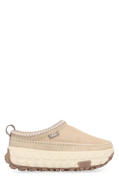 UGG UGG BEIGE SUEDE SNEAKERS