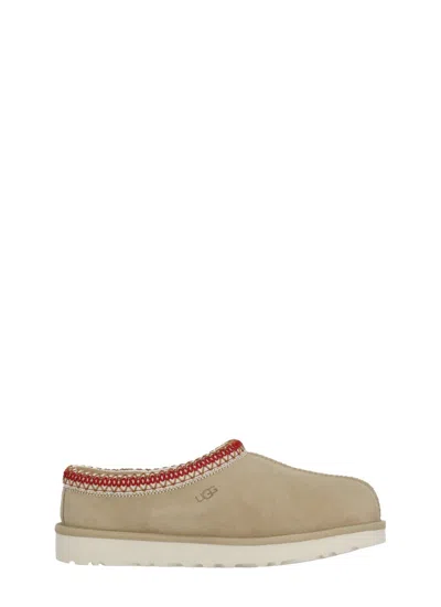 Ugg Beige Tasman Stitch Slippers In Neutral