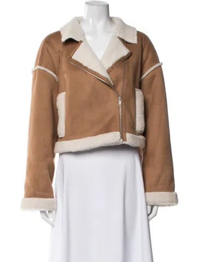 Pre-owned Ugg Biker Jacket In Neutral