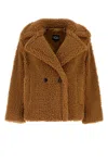 Ugg Gertrude Short Coat In Chestnut