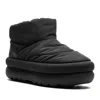 Ugg Black Classic Maxi Mini Quilted Boots In Black