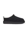 Ugg Micro Slippers With Flat Platform Sole In Black