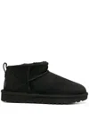 Ugg Classic Ultra Mini Ankle Boots In Black
