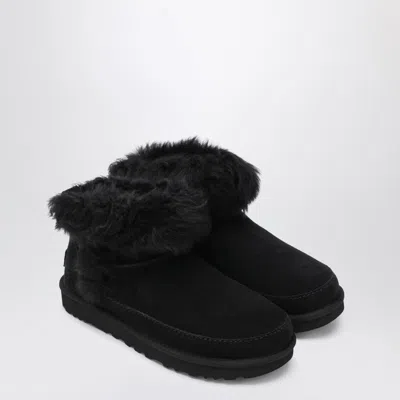 Ugg Black Classic Ultra Mini Chalet Boots
