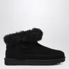 Ugg Black Classic Ultra Mini Chalet Boots In Black