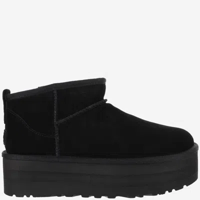 Ugg Black Classic Ultra Mini Platform Boots