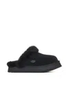 Ugg Black Disquette Slippers In Black