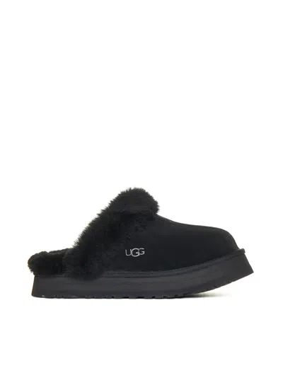 Ugg Black Disquette Slippers